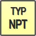 Piktogram - Typ: NPT